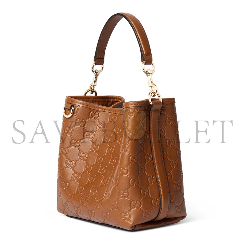 G*u*i gg emblem small bucket bag ‎815118 (19*18*11cm)